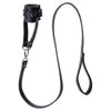 Ball Stretcher With Leash Black Leather