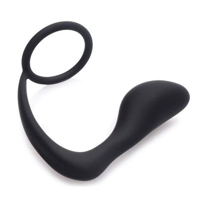 Explorer II Prostate Stimulator & Cock Ring Black