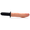 Onslaught 13X XL Vibrating Dildo Thruster Beige