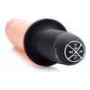 Onslaught 13X XL Vibrating Dildo Thruster Beige