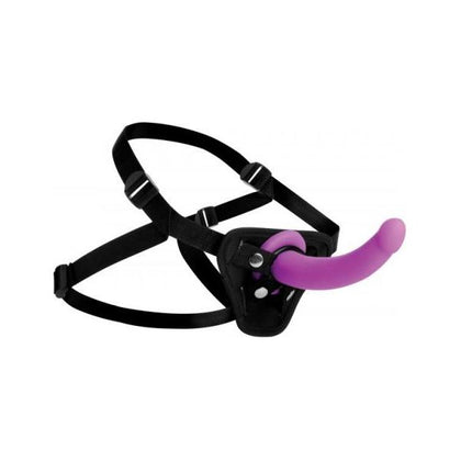 Strap U Navigator Silicone G-Spot Dildo With Harness