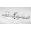 Brutus Glass Dildo Thruster Clear