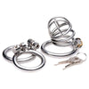 The Pen Deluxe Stainless Steel Locking Chastity Cage