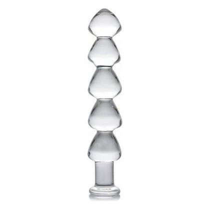 Drops Anal Links Glass Dildo Clear