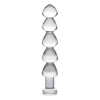 Drops Anal Links Glass Dildo Clear