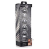 Drops Anal Links Glass Dildo Clear