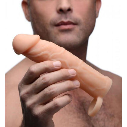 2 Inches Silicone Penis Extension Beige