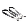 Spread Labia Spreader Straps with Clamps Black