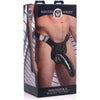 Infiltrator II Hollow Strap On With 9 Inches Dildo Black