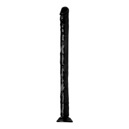 Hosed 19 Inches Realistic Anal Dildo Black