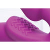 Strap U Vibrating Strapless Silicone Strap On Dildo Pink