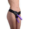 Tri-Play Silicone Dildo 3 Piece Set Purple