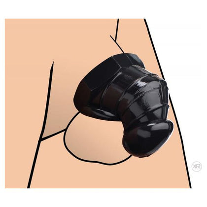 Detained Black Restrictive Chastity Cage