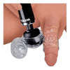 Twin Turbo Strokers 2 In 1 Wand Attachment Clear For Men