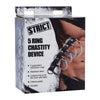 Strict 5 Ring Chasity Device Black