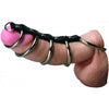 Strict 5 Ring Chasity Device Black