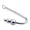 Beaded Anal Hook Stainless Steel