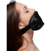 Strict Cock Head Silicone Mouth Gag Black