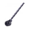 Spiked 5 Row Pinwheel Black