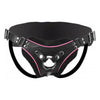 Flamingo Low Rise Strap On Harness Black O/S