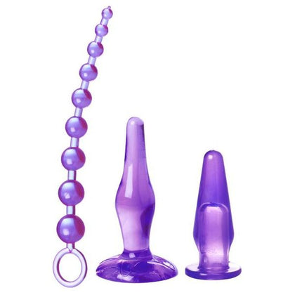 Amethyst Adventure 3 Piece Anal Toy Kit