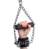 Fur Lined Nubuck Leather Suspension Cuffs With Grip