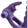 Double Delight Dual Penetration Vibrating Rabbit C Ring