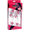 Captive Heart Padlock Nipple Clamps