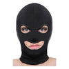 Facade Spandex Hood With Eyes And Mouth Holes Black O/S