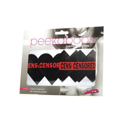 Peekaboos Censored Hearts & X - Pack Of 2