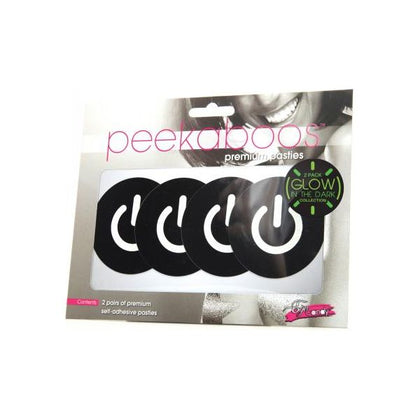 Peekaboos Glow In The Dark Power Button - Pack Of 2