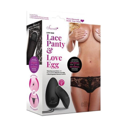 Secrets Vibrating Low Rise Rechargeable Black O/s