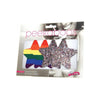 Peekaboos Pride Rainbow Glitter Stars - Pack Of 2