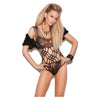 Vivace lace teddy w/cutout detail black o/s