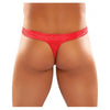 Satin Bong Thong Red L/XL