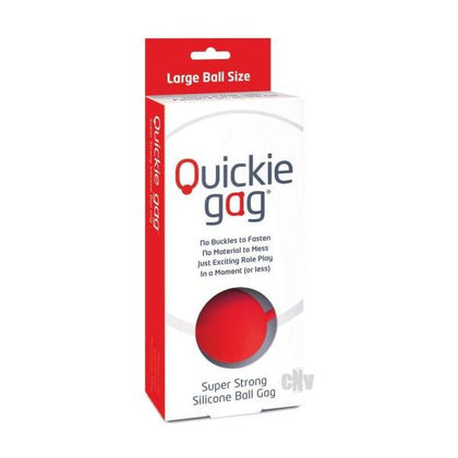 Quickie Ball Gag Large Red