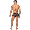 Hoser Stretch Mesh Micro Mini Shorts Black XL