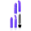 Evolved Multi Sleeve Vibrator Kit Purple