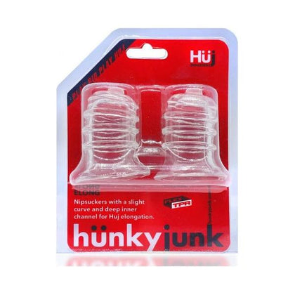 Hunky Junk Elong Nipsuckers - Clear