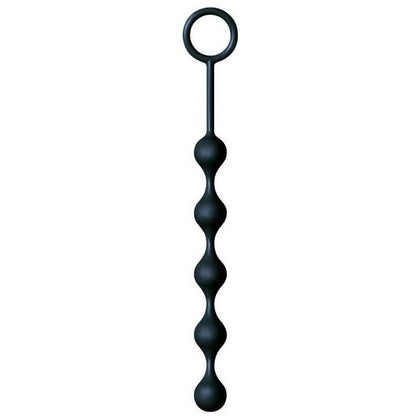 The Nines S Drops Silicone Anal Beads Black