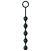 The Nines S Drops Silicone Anal Beads Black