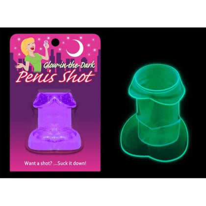 Glow In The Dark Penis Shot Glass Purple