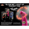 Blow Me Light Up Pocket Fan