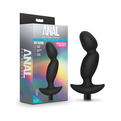 Blush Anal Adventures Platinum Silicone Vibrating Prostate Massager 04 - Black