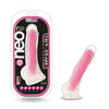 Neo Elite Glow In The Dark Paradise 7.5 In Silicone Cock W/ Balls Neon Pink