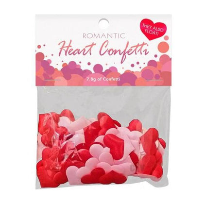 Romantic Heart Confetti Red, Pink