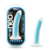 Neo Elite Glow In The Dark 7.5in Dual Density Cock Neon Blue