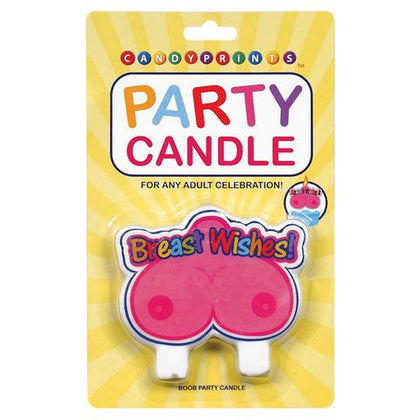 Breast wishes party candle