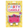 Breast wishes party candle