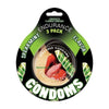 Lubricated Flavored Endurance Condoms 3 Per Pack Spearmint